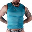 Camiseta Macho en elegante azul para un look inigualableCamisetas y Tops Sexy