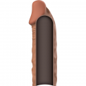 Brauner penisstrecker mit hohlem, realistischem dildo v5
Penishülle und -verlängerung