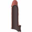 Brown penis extender with realistic hollow dildo v9
Sheath and extender of penis