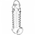 Extensor de pênis oco transparente Virilxl modelo V11Bainha e extensor do pênis