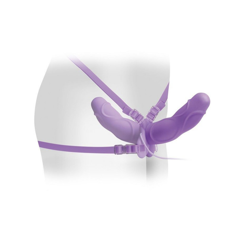 Gode ceinture élite vibrant fetish fantasy violetGode Ceinture