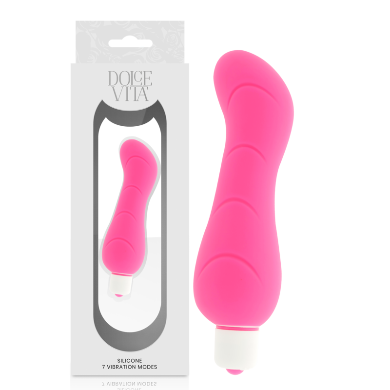 Vibromasseur clitoris dolce vita g-spot rose siliconeVibromasseurs Clitoris