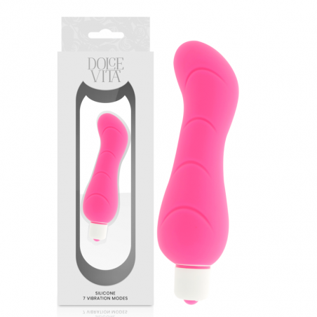 Vibrador clitoris dolce vita punto-g silicona rosaHuevos Vibrantes