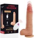 Consolador realístico cyber silicock remote master control Consoladores realistas