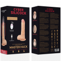 Consolador realístico cyber silicock remote master control Consoladores realistas