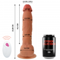 Consolador realistico cyber silicock remote master controlConsoladores realistas