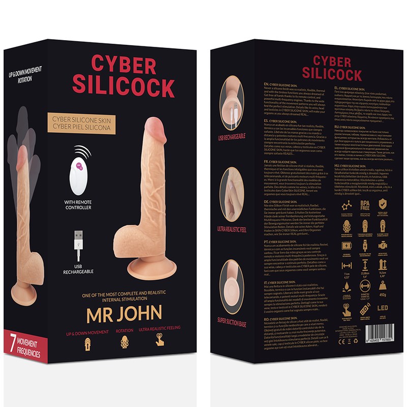 Realistischer dildo mr john ein ferngesteuerter cyber silikose Realistischer Dildo
