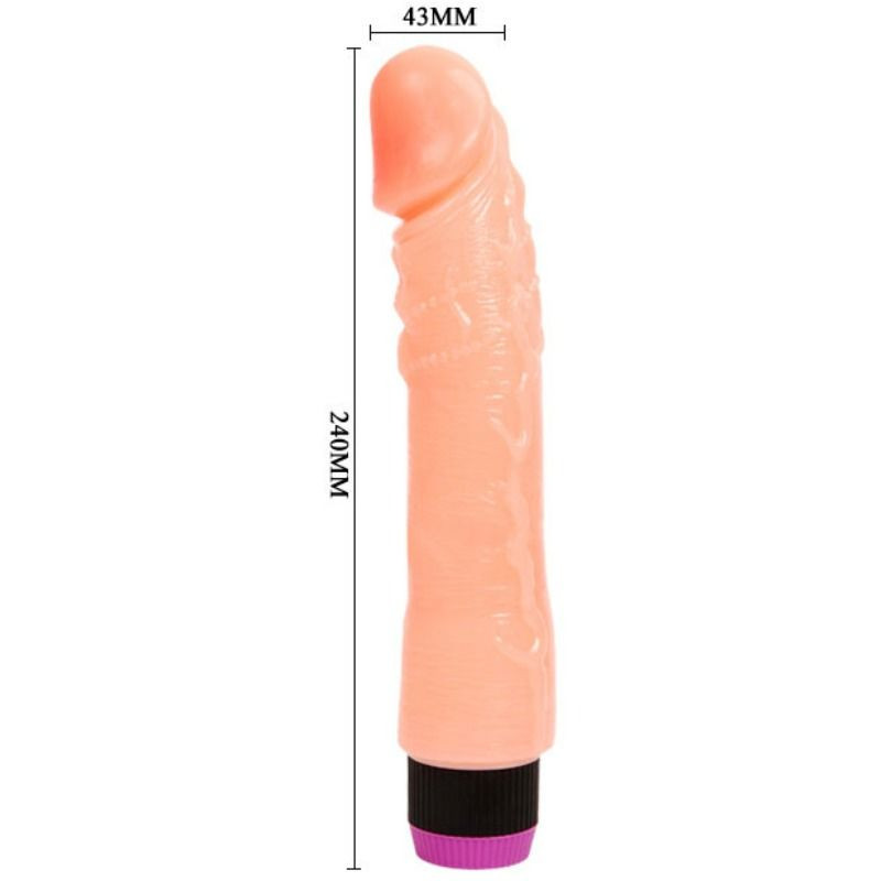 Realistic dildo 24 centimeters flesh color vibrating soft
Realistic Dildo