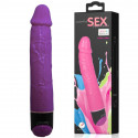 Realistic vibrating dildo Baile Colorful Sex in purple 23 cm longRealistic Dildo