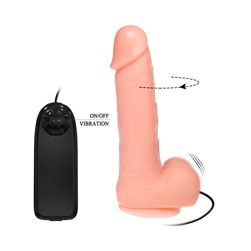 Realistischer dildo 20 cm drehfunktion vibrationsfunktionRealistischer Dildo