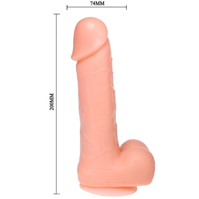 Realistischer dildo 20 cm drehfunktion vibrationsfunktionRealistischer Dildo