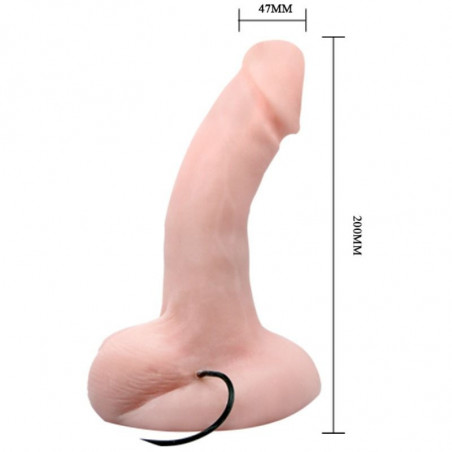 Dildo realistico vibrante con funzione rotante Dildo realistico