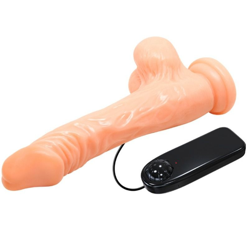 Vibrador realista com controlo remotoDildo realista