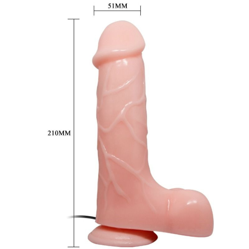 Consolador realístico barbara vibro chair 21 cmConsoladores realistas