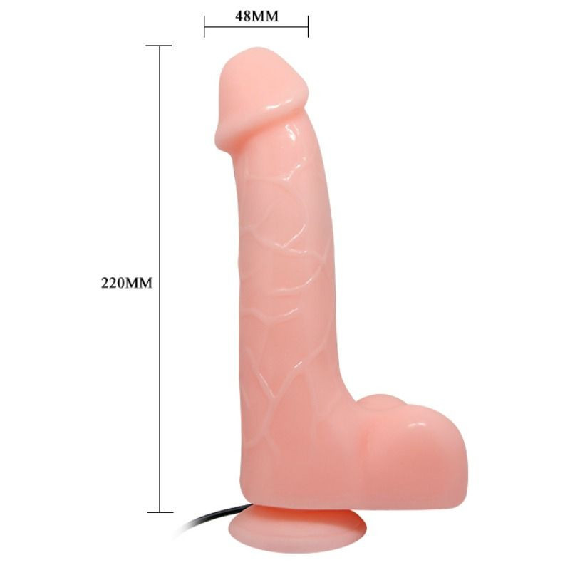 Gode réaliste barbara vibro chair 22 cmGode Réaliste et Godemichet