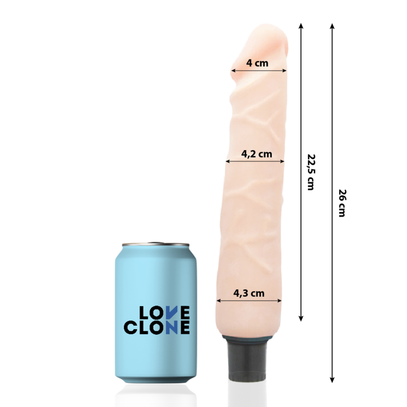 Self-lubricating flesh-colored realistic dildo 26cm
Realistic Dildo