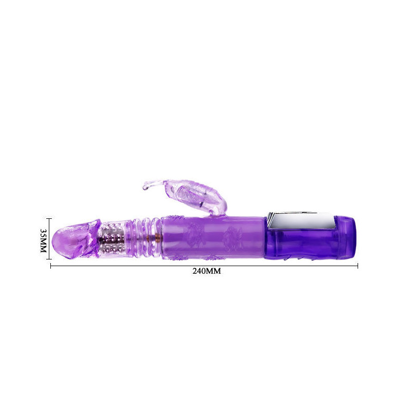 Purple rabbit vibrator Ly-Baile Butterfly PrinceRabbit Vibrators