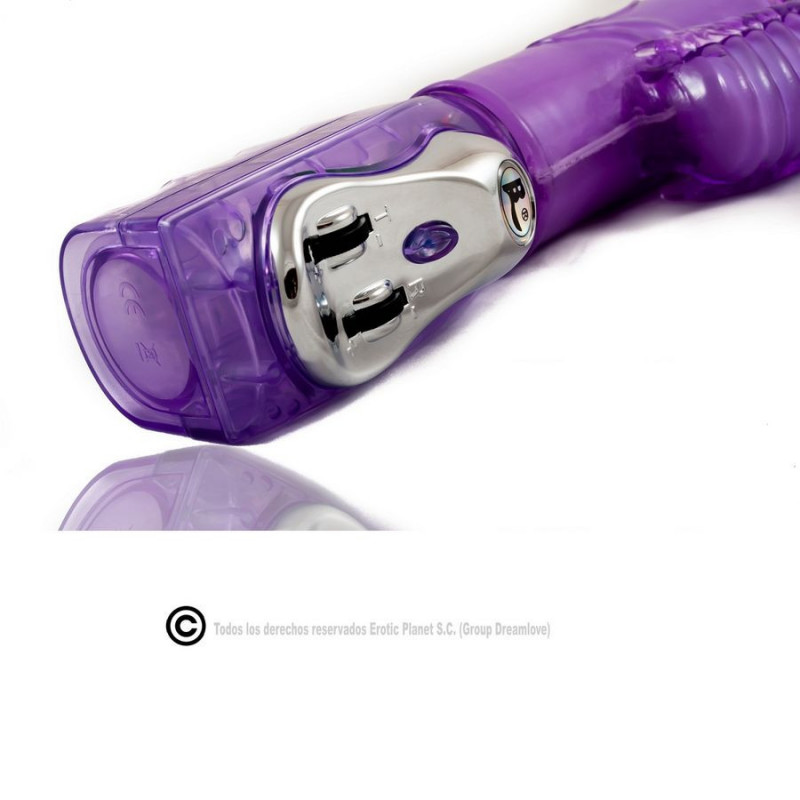 Rotating rabbit vibrator Baile Up and Down in purpleRabbit Vibrators