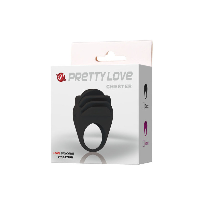 Pretty Love Chester black vibrating cockringCockrings & Penis Rings