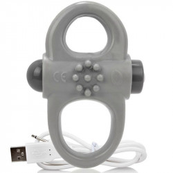 Cock ring vibrant rechargeable gray made by SCREAMING OCockrings & Penis Rings