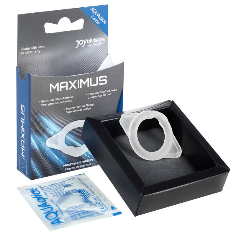 Anillo Maximus Ring transparente tamaño XSCockrings y anillos de pene