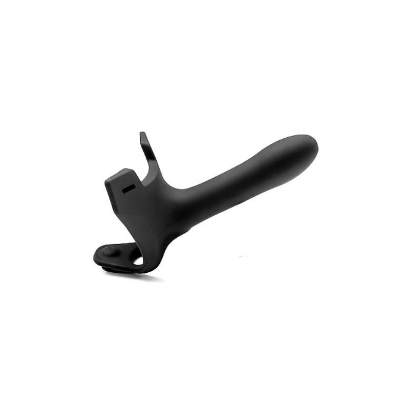 Black penis extender with testicle ring dildo 14 cm
Sheath and extender of penis