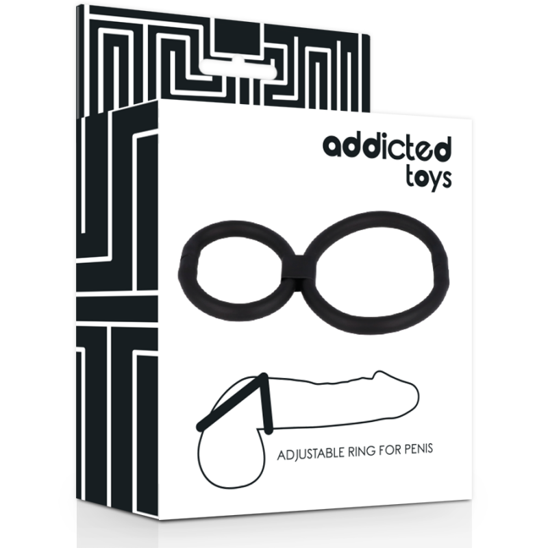Cockring com anéis para o pénis ajustáveis
Brinquedos Sexuais para Gays e Lésbicas