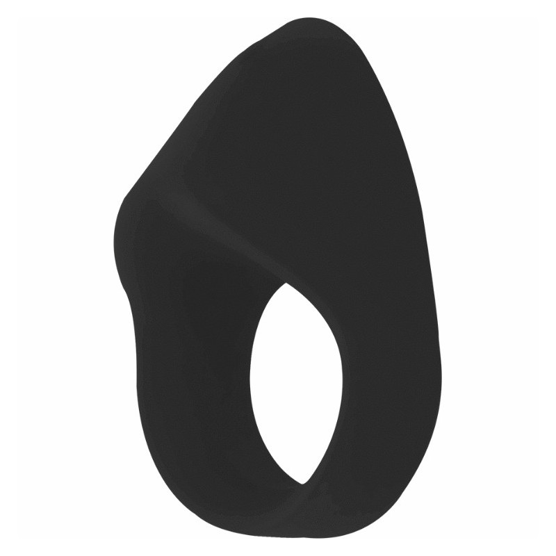 Potente anillo para el pene en color negro y recargableCockrings y anillos de pene