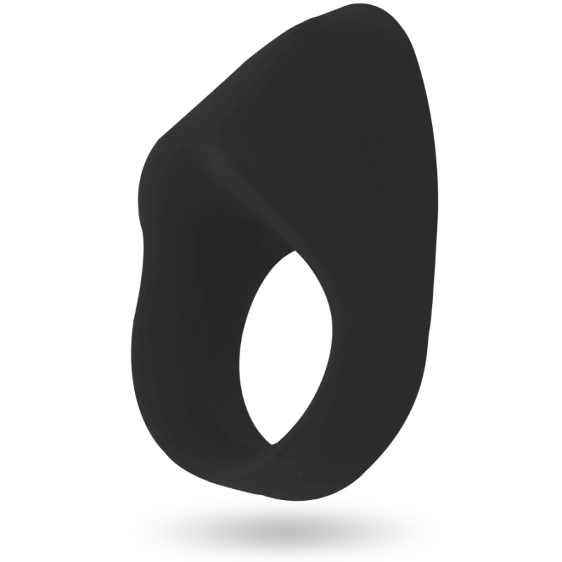 Potente anillo para el pene en color negro y recargableCockrings y anillos de pene