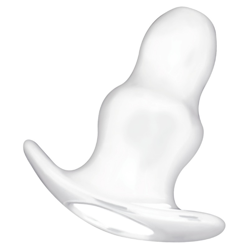 Plug anal transparente de 7 cm Dildo e Plug Anal