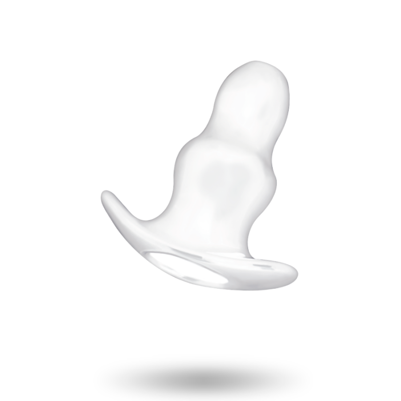 Plug anal transparente de 7 cm Dildo e Plug Anal