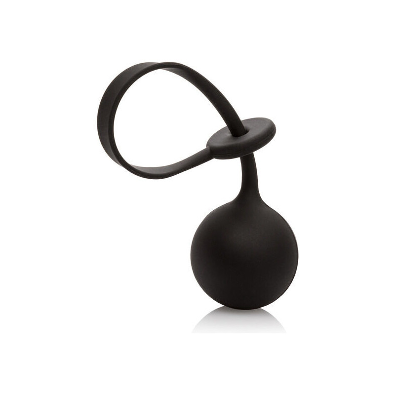 Calex Weighted cockring with weight in blackCockrings & Penis Rings