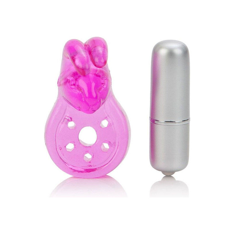 Anillo de pene Calex Micro Vibe con estimulador de conejoCockrings y anillos de pene