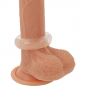 Superflexibler, 4,8 cm langer, transparenter Cockring
Penisringe