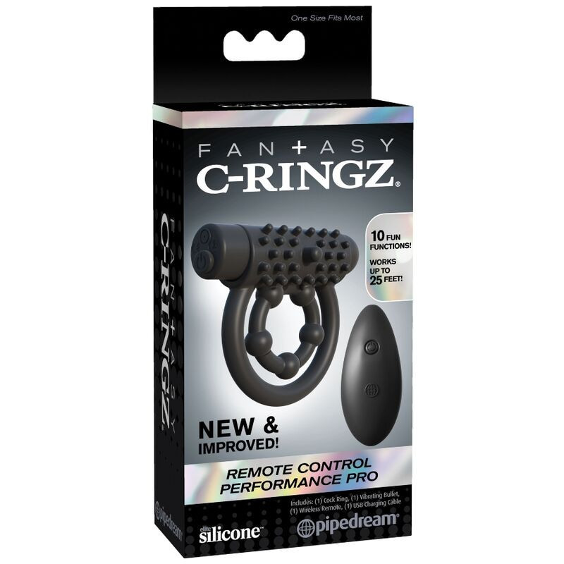 Cockring fantasy c-ringz controlo remoto vibratório
Argolas para Pênis e Anéis Penianos