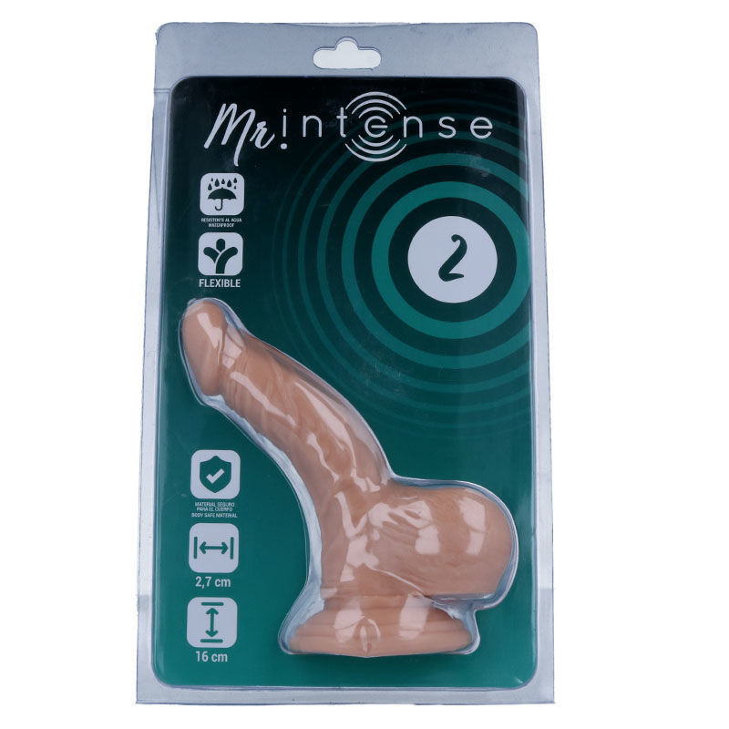 Dildo realistico mr intense 2 genitali 16 cmDildo realistico