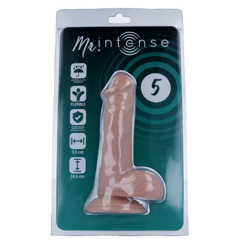Realistic dildo mr intense five sizes 16 cmRealistic Dildo