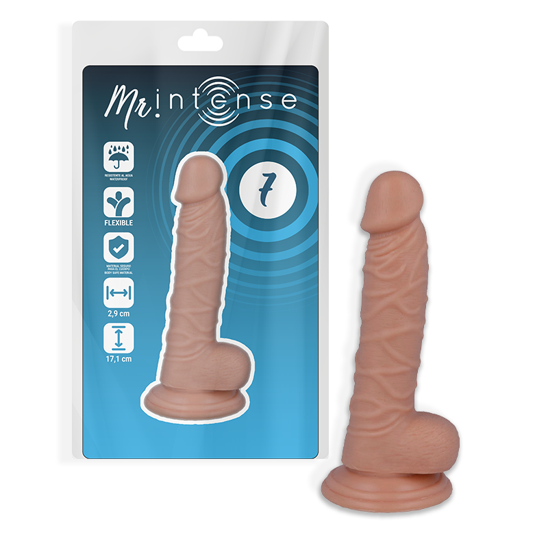 Dildo realistico mr intense sette 17 cmDildo realistico