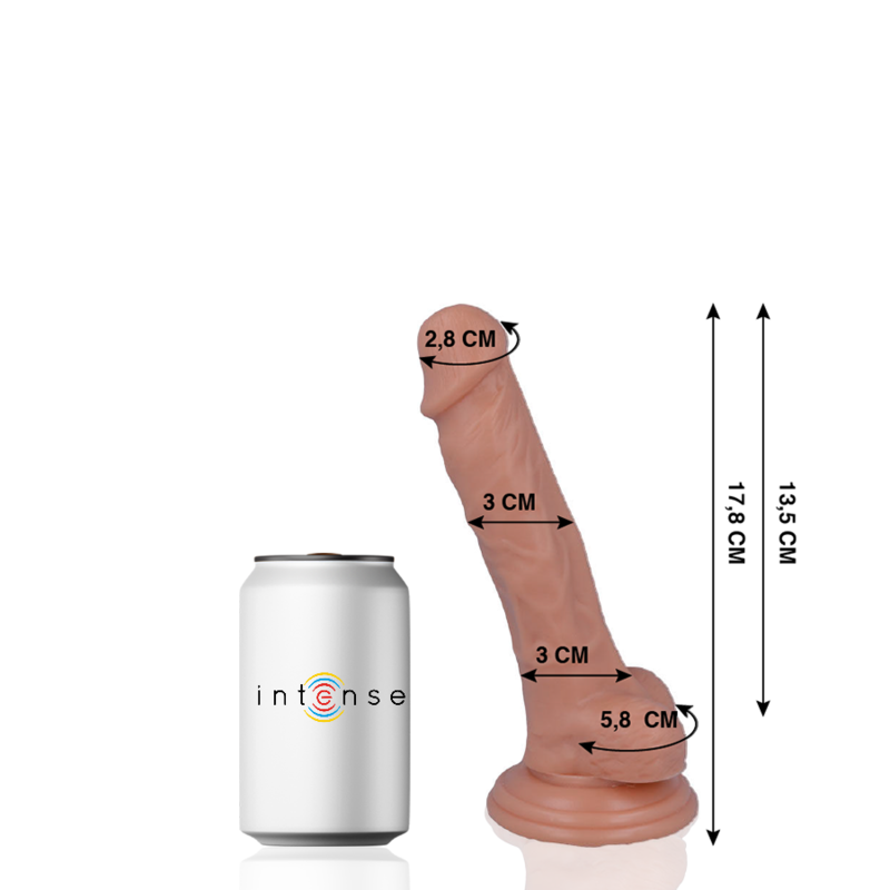 Realistic dildo mr intense 9 17.8 cmRealistic Dildo