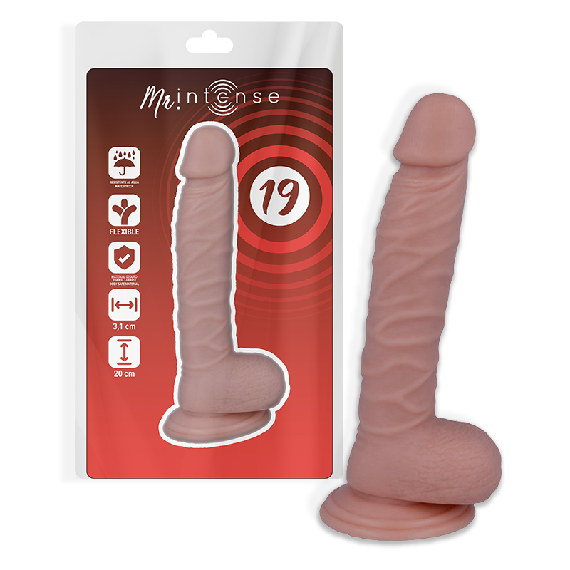 Realistic dildo mr intense 19 20cmRealistic Dildo