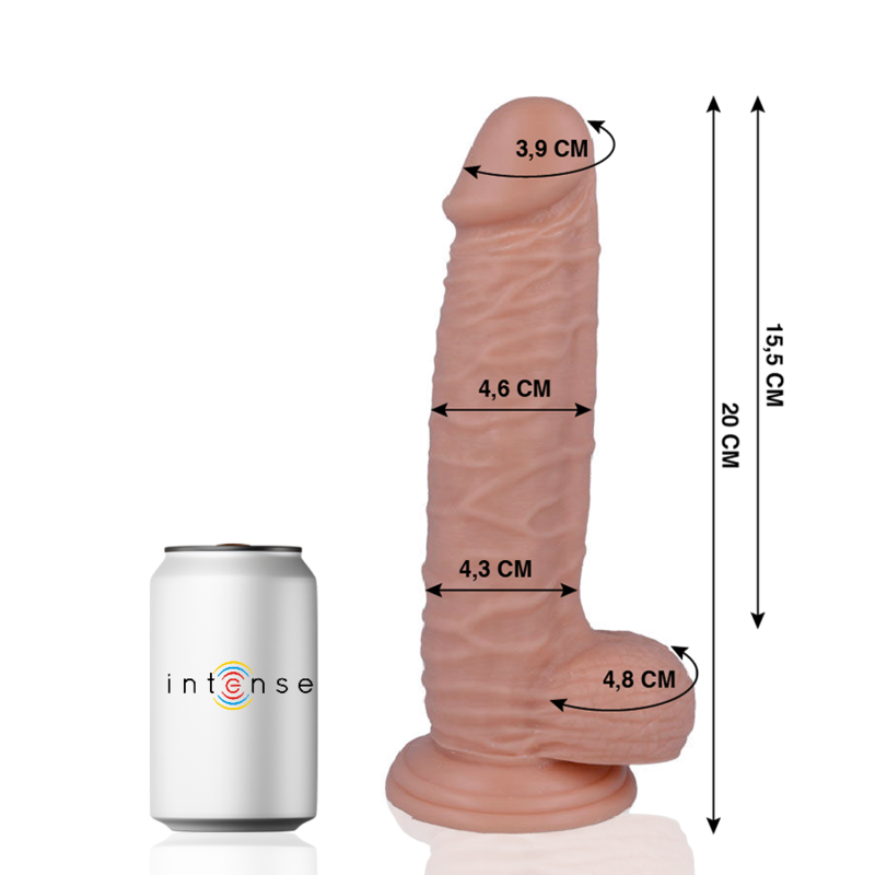 Dildo realista mr intense 20 20 cmDildo realista