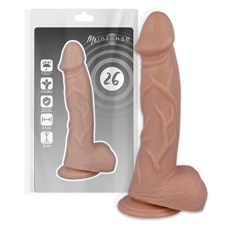 Dildo realista mr intense 26 22cm Dildo realista
