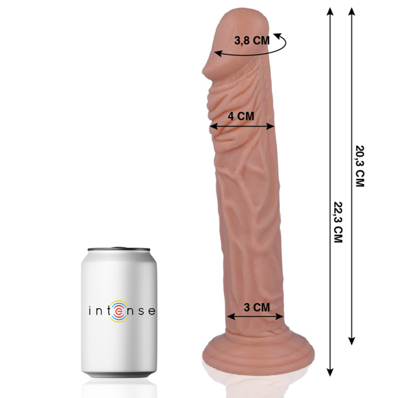 Consolador realístico mr intense 27 22,3 x 40 cmConsoladores realistas