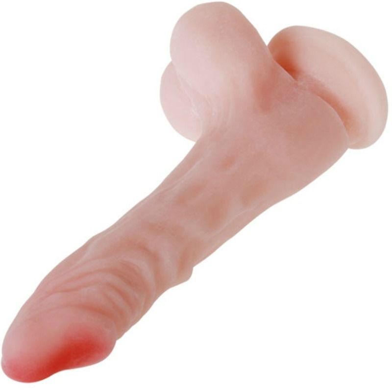 Realistic dildo flesh in erection 21.6 cmRealistic Dildo