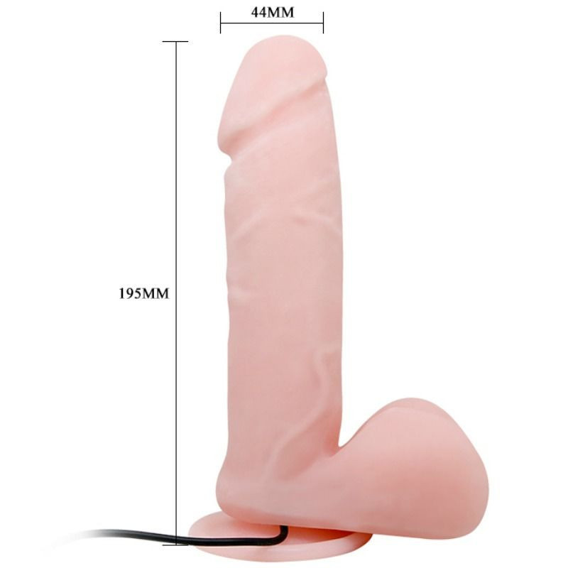 Dildo realista vibratório oliver adorationDildo realista