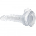 G-spot vibrator realistic dildo baile testicles and suction cup 16,7 cm 
G Spot Stimulators