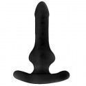 Plug anal ondulado negro xl ajuste perfectoSextoys para Gays y Lesbianas