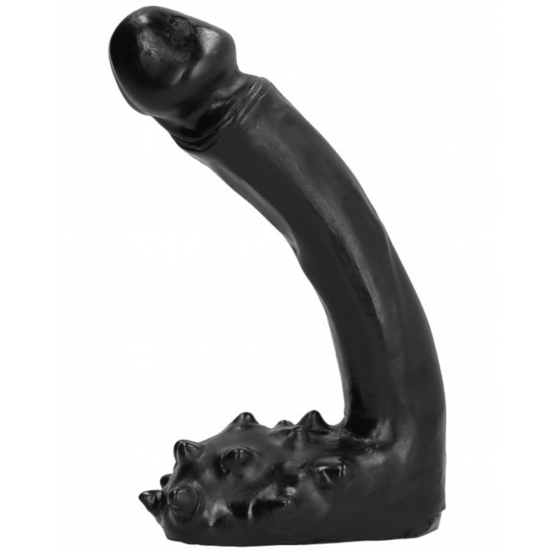 Plug anal preto realista 19cmDildo e Plug Anal