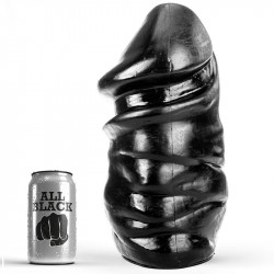 Plug anal géant All Black de couleur noir 33cmPlug Anal