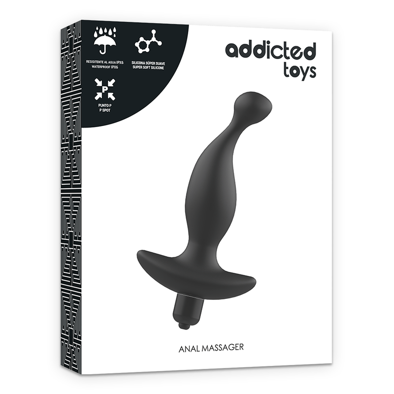 Plug anal vibrant masseur noir addicted toysSextoys Gays et Lesbiennes